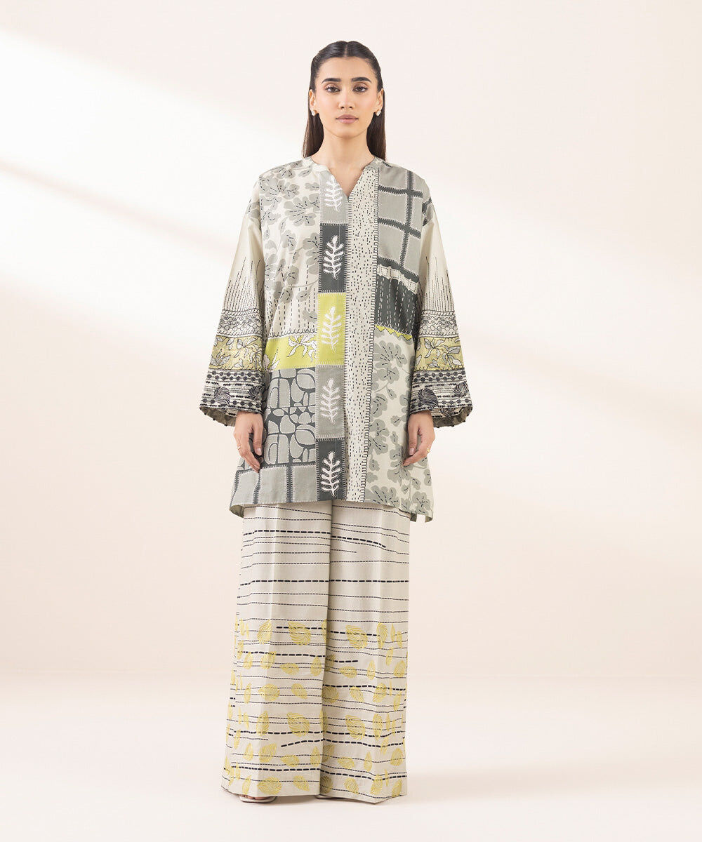 Woman - Multi Embroidered Cambric Shirt