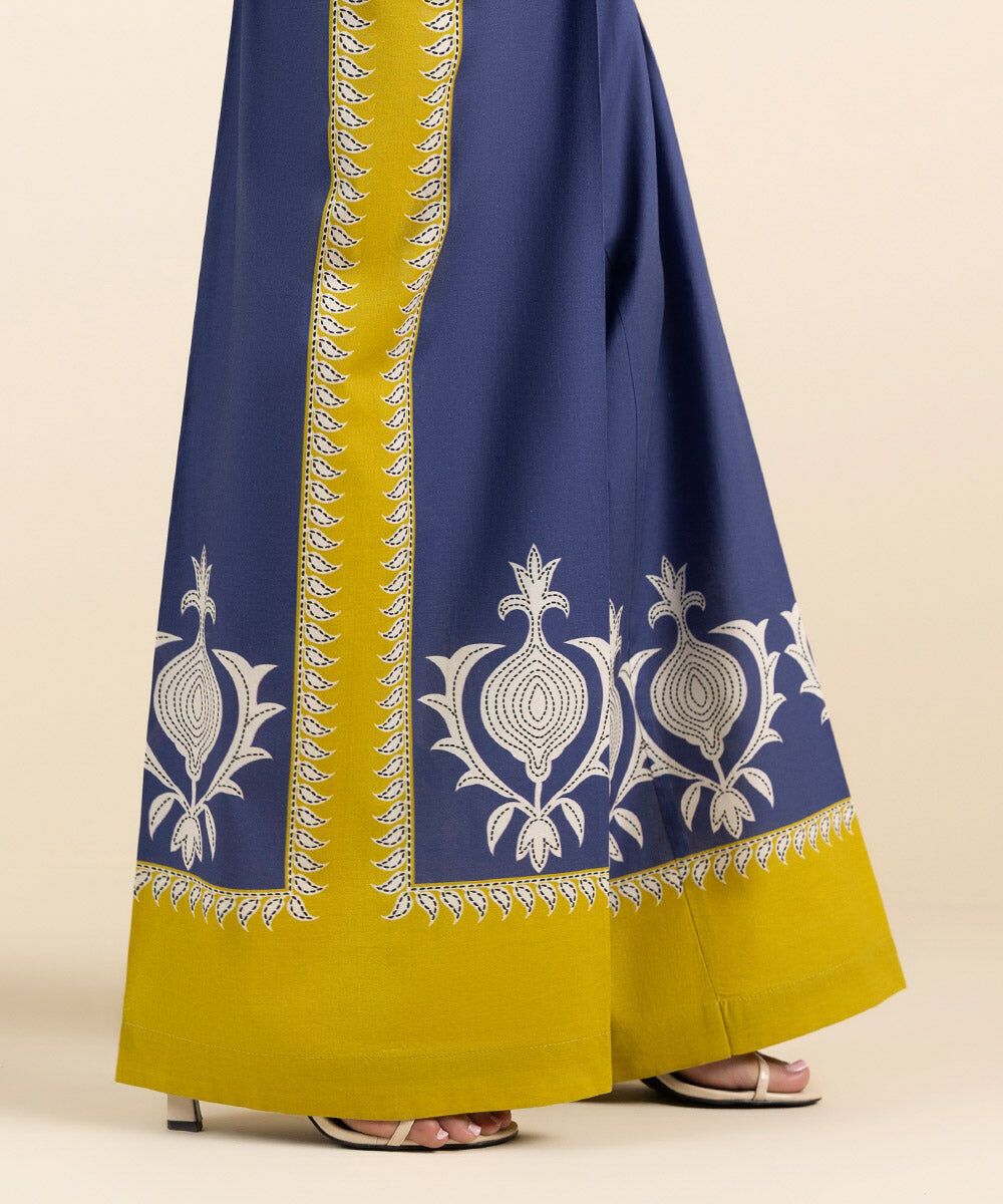 Woman - Multi Printed Cambric Culottes