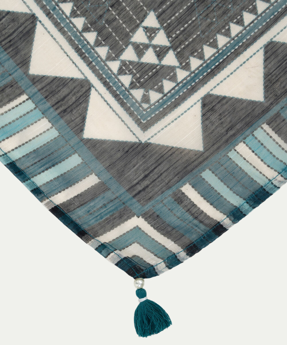 Manaar Printed Black Dupatta