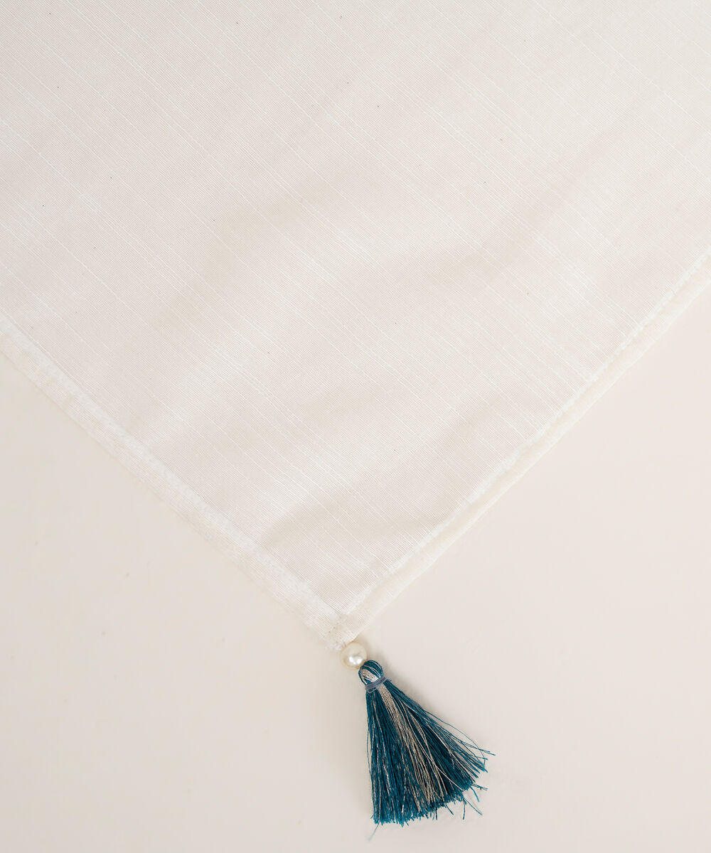 Manaar Solid White Dupatta