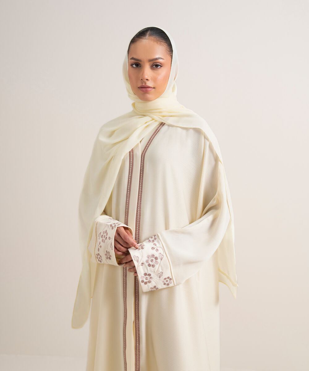 Women's Multi  Printed Kaftan Abbaya Set