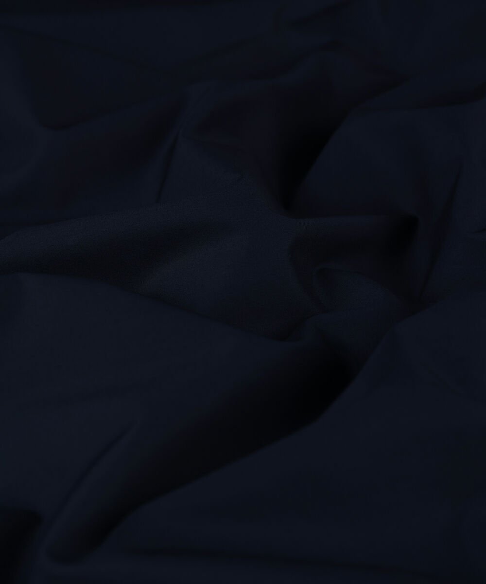 Men Unstitched Cotton Blue Full Suit Fabric