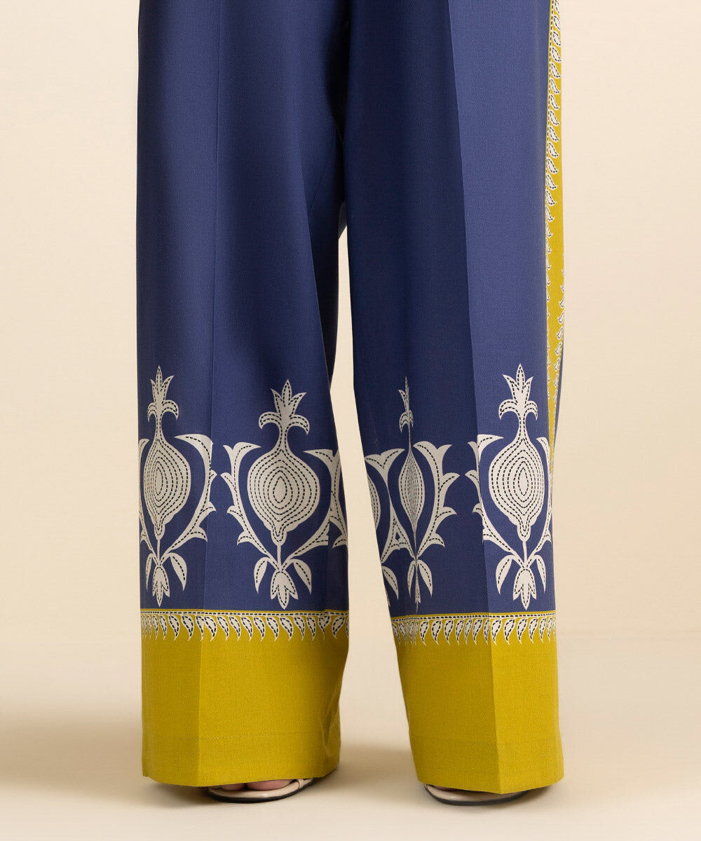 Woman - Multi Printed Cambric Culottes