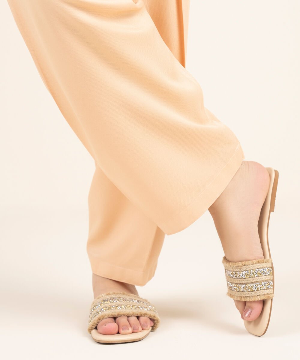 Women's RTW Bedford Solid Peach Shalwar