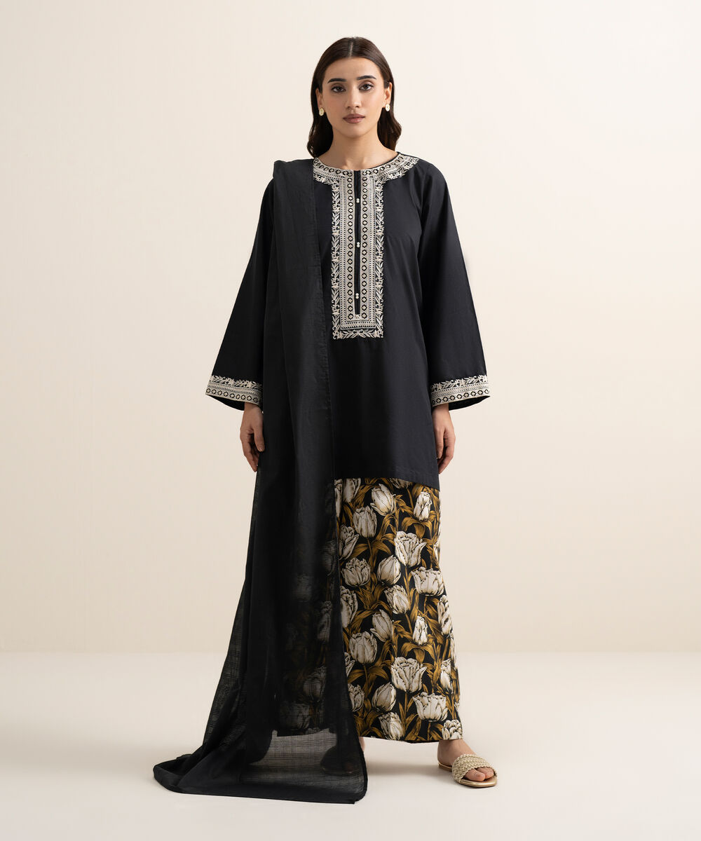 Textured Voile Solid Dupatta