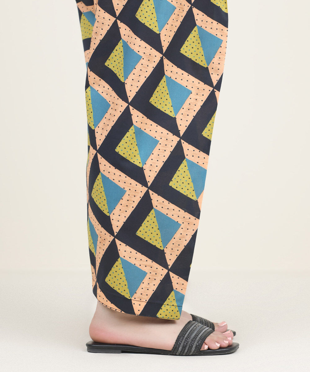 Women's RTW Cambric Multi Printed Shalwar